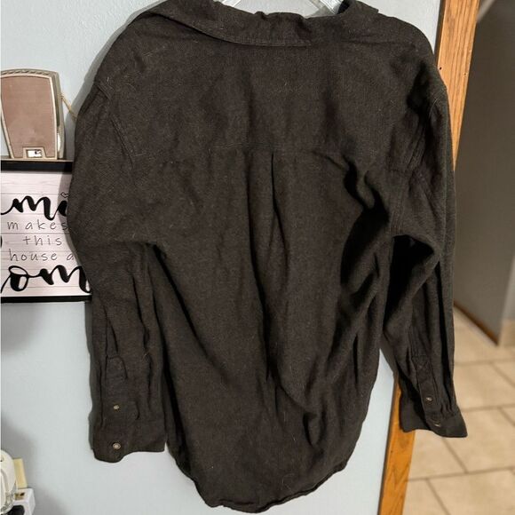 Field & Stream Men's Dark Green Flannel Button Down Shirt Size Small - Picture 4 of 5